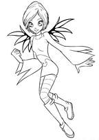 coloriage witch will poing serre